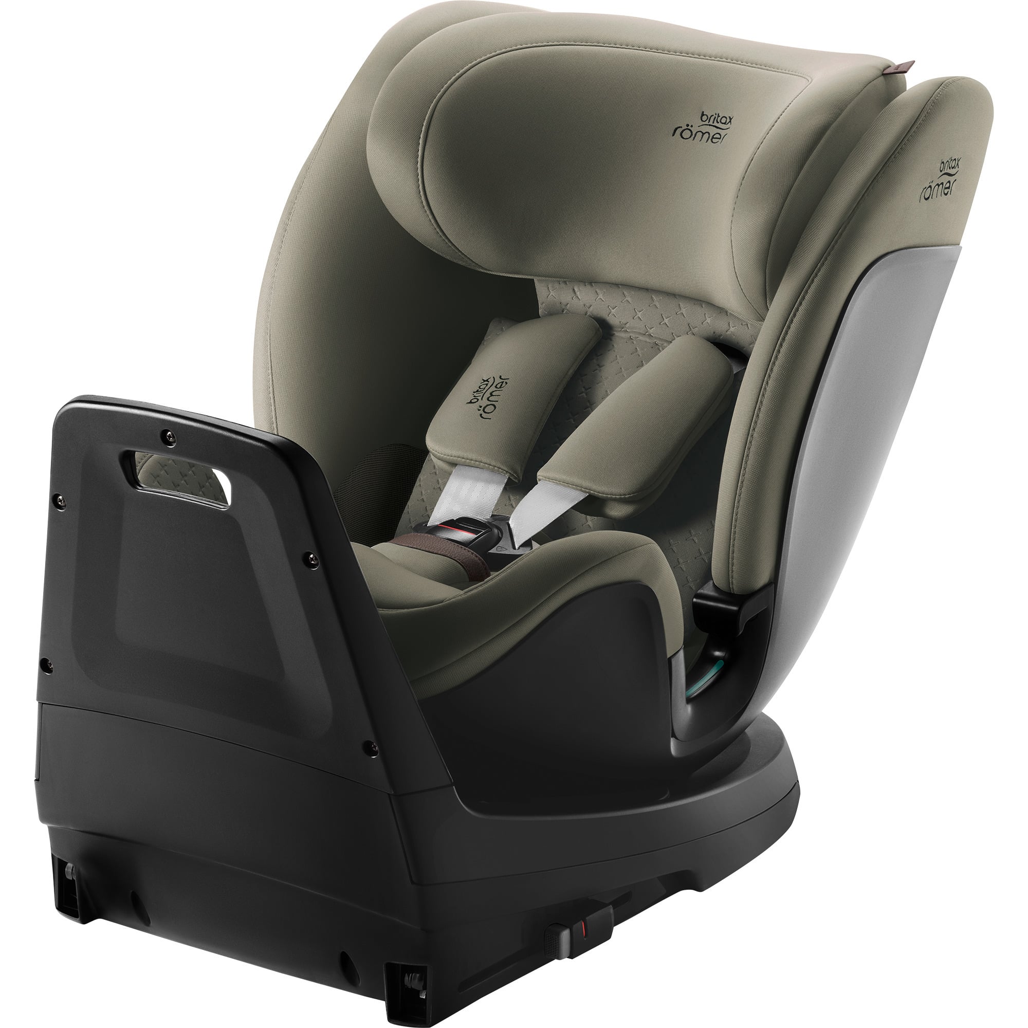 BRITAX RÖMER SWIVEL-GROW MAX AIR turvatool, 40–125 cm, linnalik oliivroheline