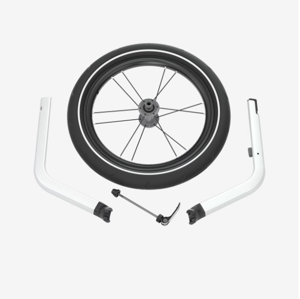 Thule Chariot All-Terrain Kit 2 kahekohalisele jalutuskärule mõeldud topeltmaastikukomplekt