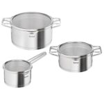 Tefal Nordica köögitarvete komplekt, 3-osaline, roostevabast terasest