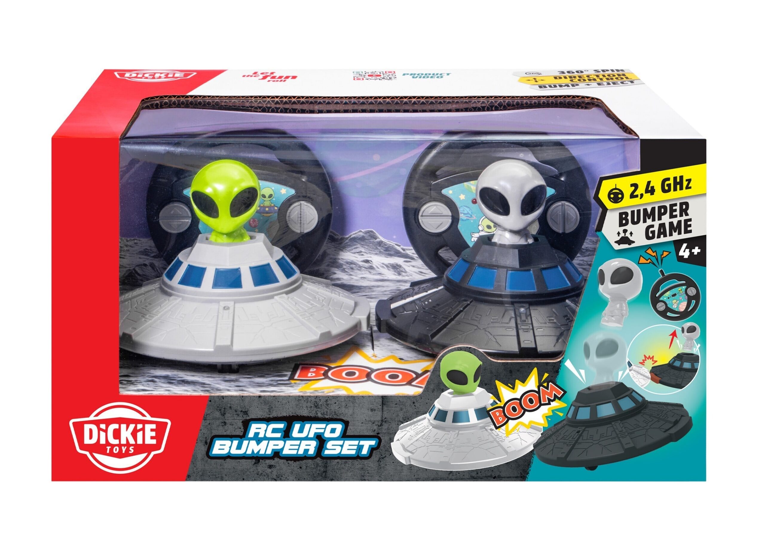 Dickie Toys UFO kaitseraud, puldiga kosmoselaevad