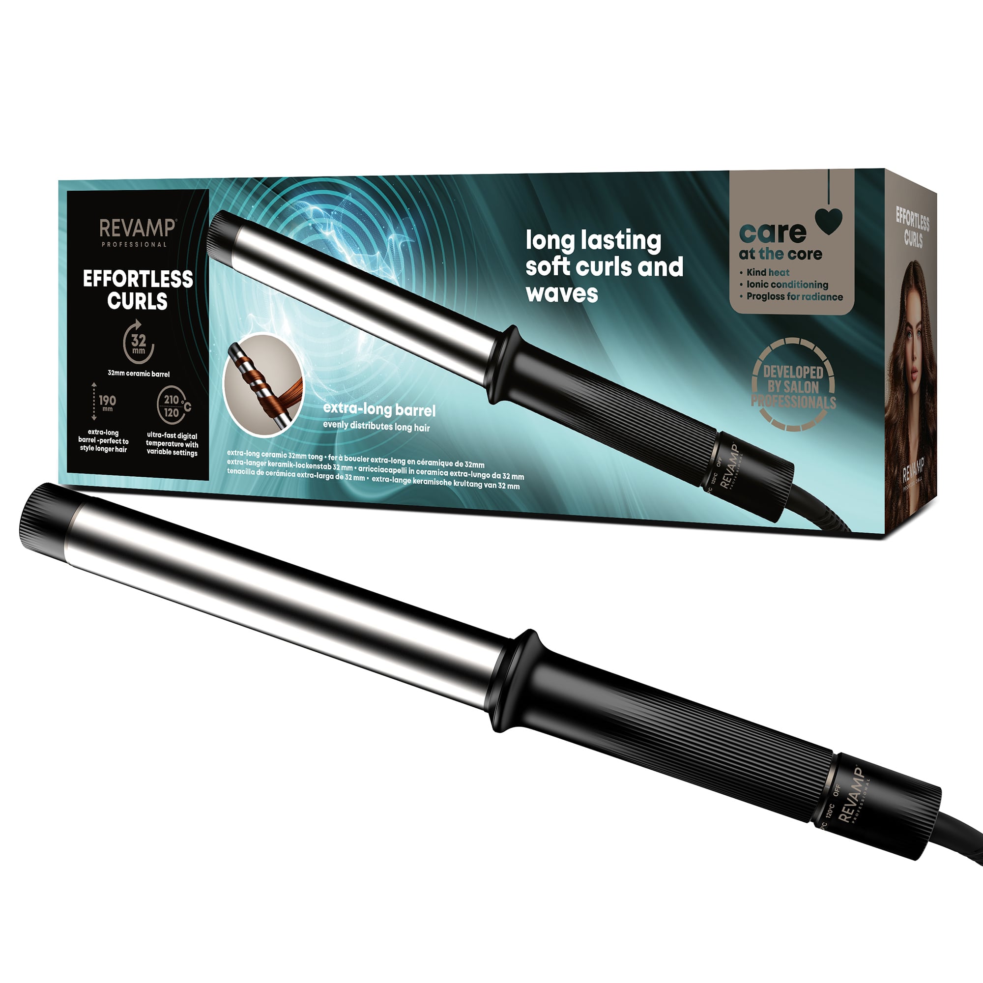 Revamp Effortless Curls eriti pikad 32 mm lokitangid (TO-1250-EU)