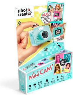 CREATOR mini-digikaamera, türkiissinine