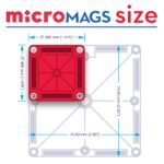 MAGNA-TILES microMAGS reisimagnetiga ehituskomplekt südamest südamesse, 26 osa - Pilt 2
