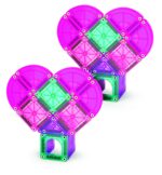 MAGNA-TILES microMAGS reisimagnetiga ehituskomplekt südamest südamesse, 26 osa - Pilt 4