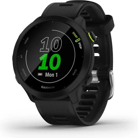 Garmin Forerunner 55 GPS-jooksukell, 42 mm, must