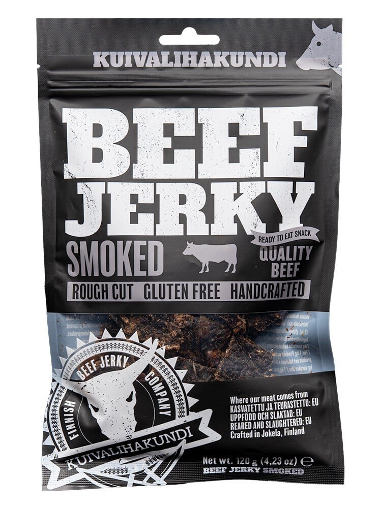 Kuivalihakundi Beef Jerky Suitsutatud 120 g