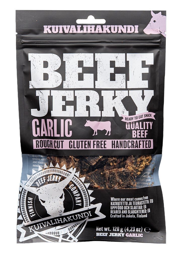 Kuivalihakundi Beef Jerky Küüslauk 120 g