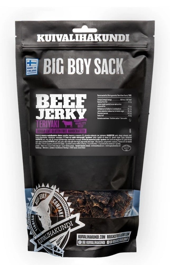 Kuivalihakundi veiseliha Jerky Teriyaki 400 g