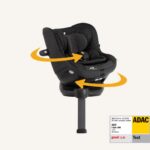 Joie i-Spin 360 ISOFIX turvatool, 40 cm - 105 cm, elavhõbedane must - Pilt 2