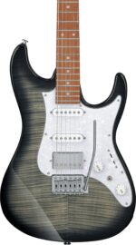 Ibanez AZ22S1F-TKS elektrikitarr, läbipaistev must Sunburst - Pilt 4