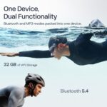 Shokz OpenSwim Pro luujuhtivusega kõrvaklapid, punased - Pilt 3