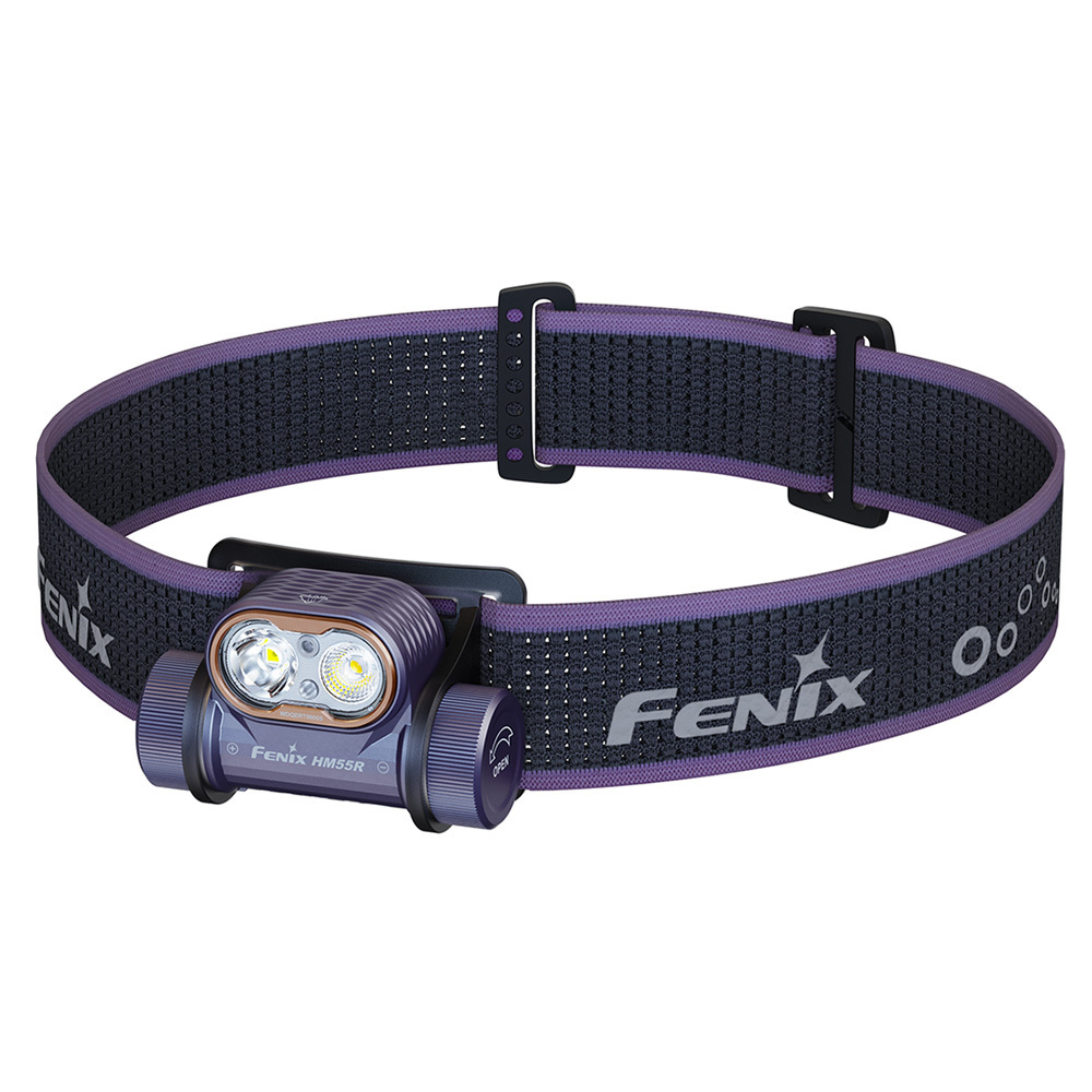 Fenix ​​​​HM55R pealamp, lilla, 1200 lm