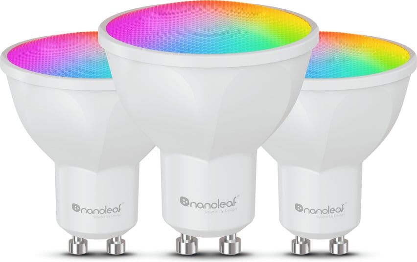 Nanoleaf Essentials Matter Wi-Fi GU10 nutipirn, 3 tk