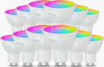 Nanoleaf Essentials Matter Wi-Fi GU10 nutipirn, 12 tk