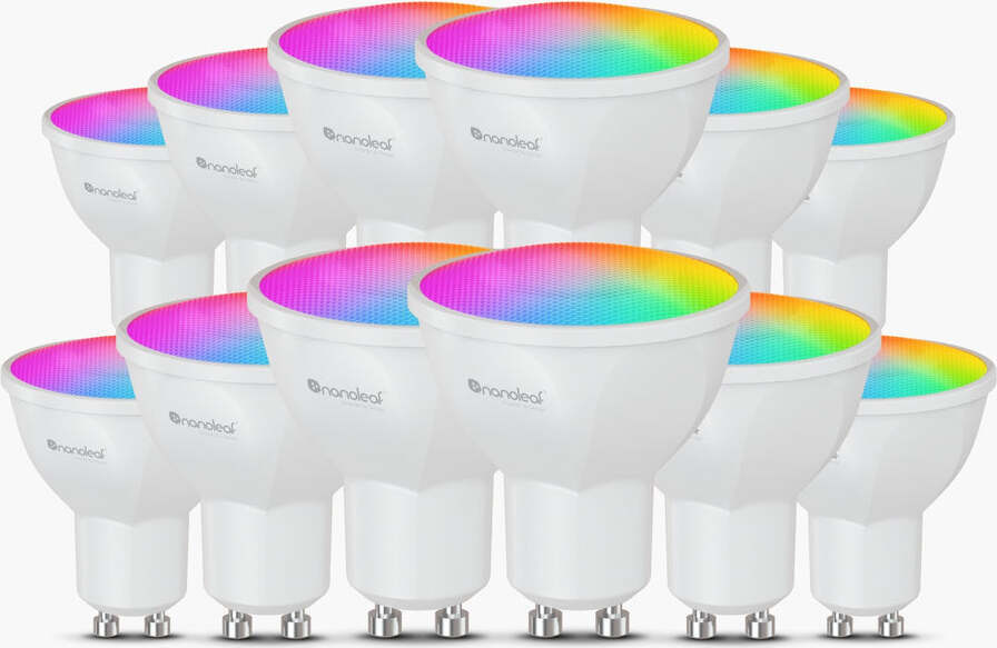 Nanoleaf Essentials Matter Wi-Fi GU10 nutipirn, 12 tk