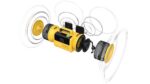 Philips Moving Sound The Tube TAMS80Y/00 kaasaskantav boomblaster, kollane - Pilt 5