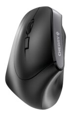 Cherry MW 4500 vasakukäeline ergonoomiline juhtmevaba hiir, must
