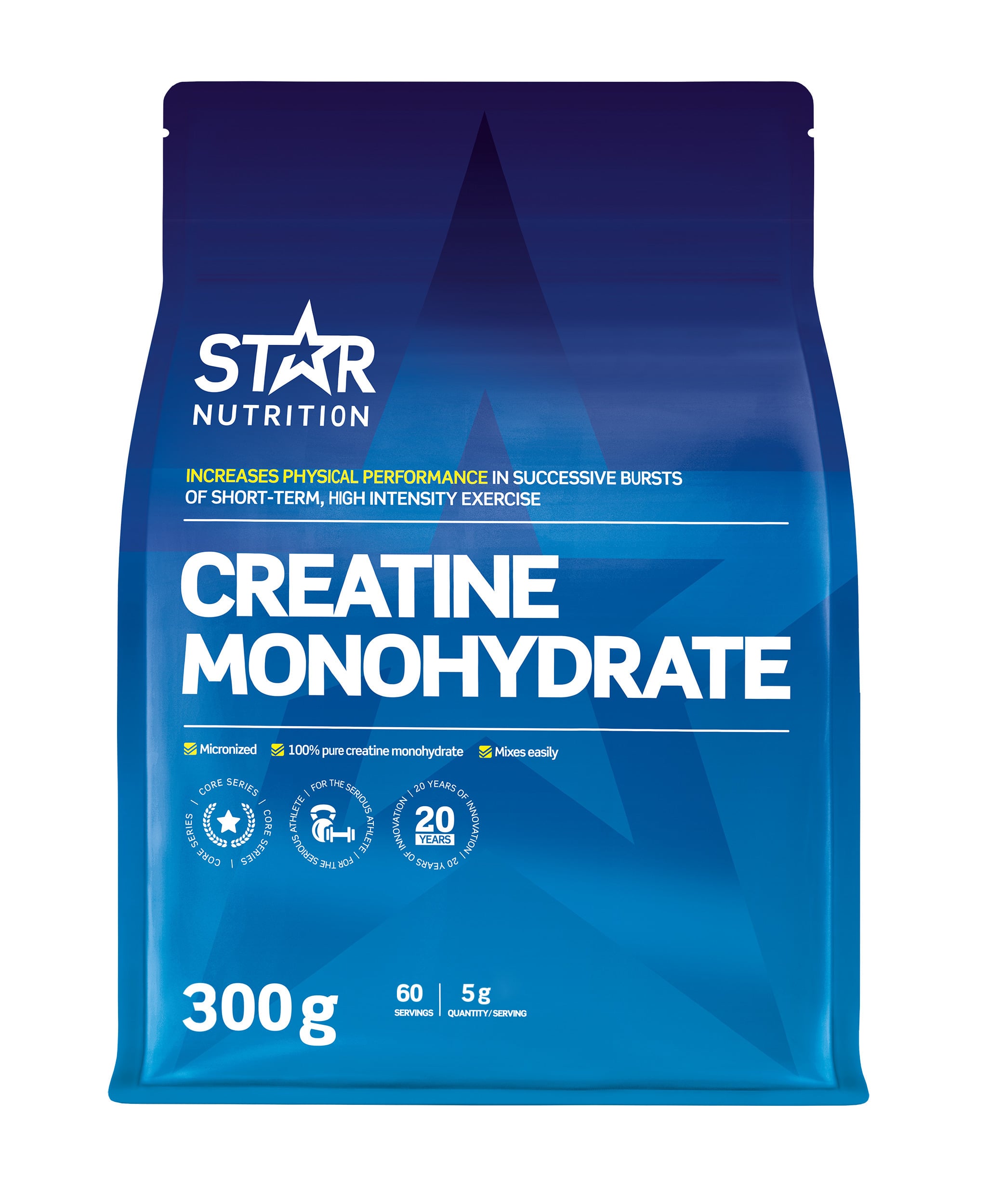 Star Nutrition kreatiinmonohüdraat kreatiinipulber, 300 g