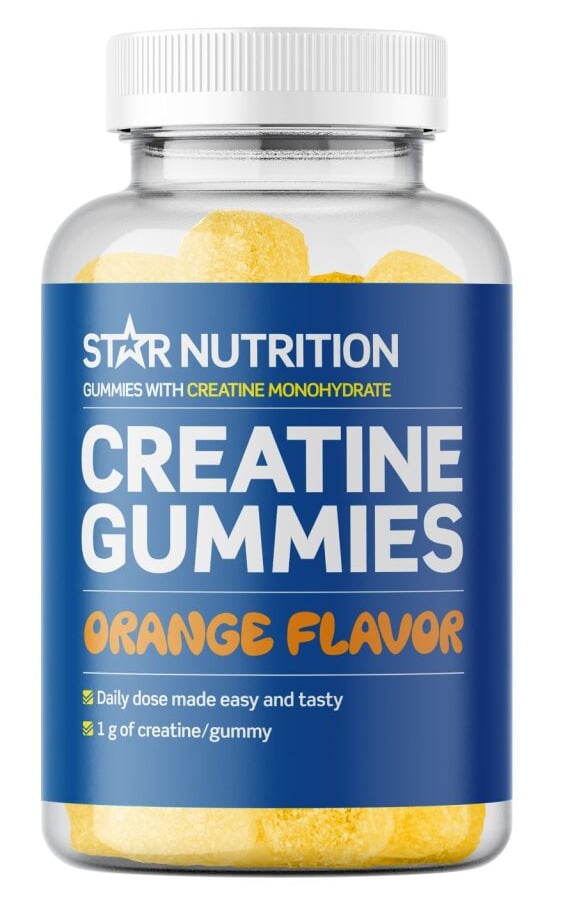 Star Nutrition kreatiinikummid apelsini ja kreatiinmonohüdraadiga 75 tk, 375 g