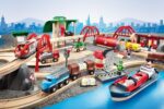 BRIO World 33052 - Rail & Road Deluxe rööbaste komplekt, suur karp - Pilt 4