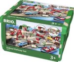 BRIO World 33052 - Rail & Road Deluxe rööbaste komplekt, suur karp - Pilt 2