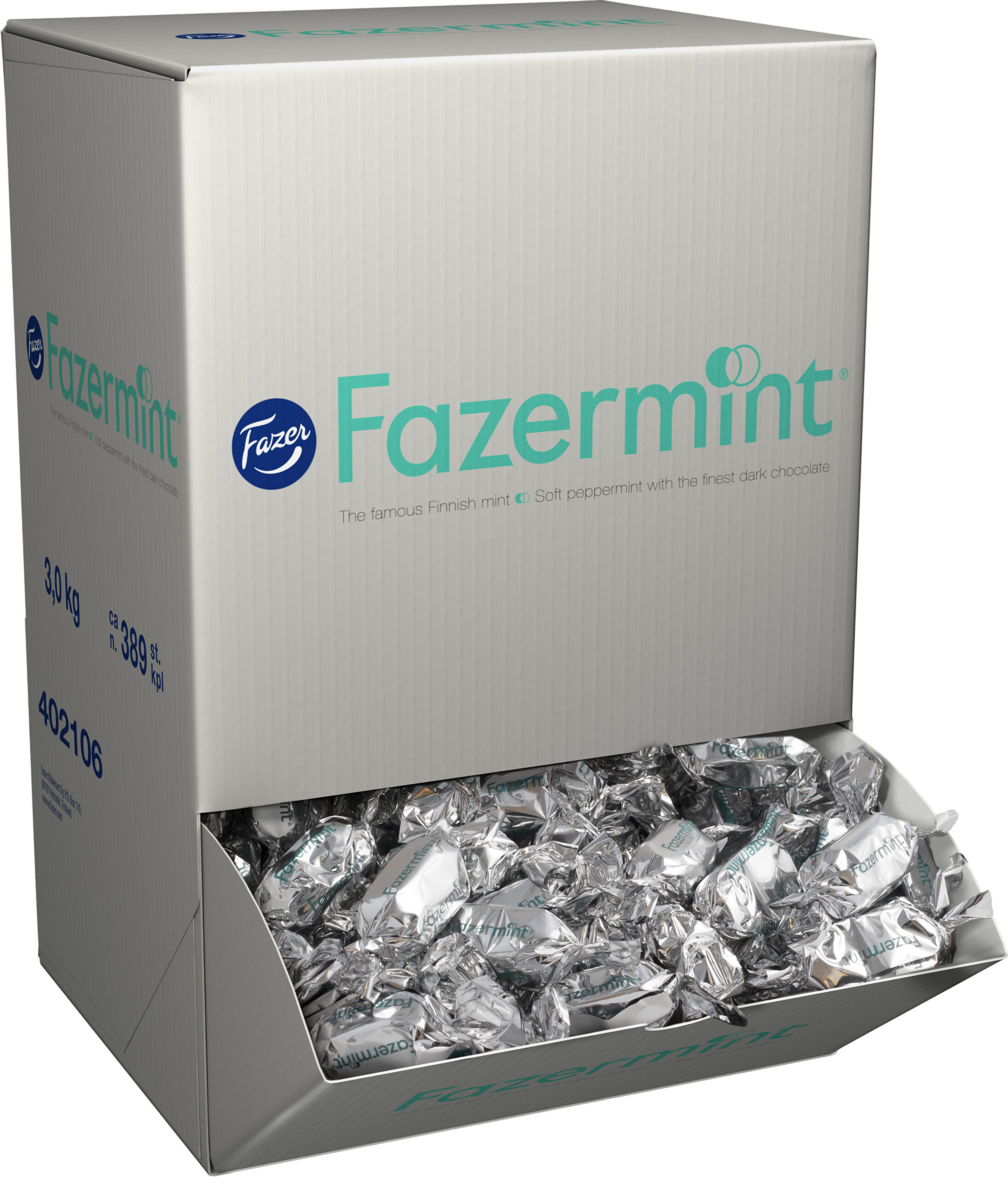 Fazer Fazermint šokolaadid, 3 kg