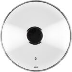 Heirol klaasist kaas terasest nupuga, 26 cm - Pilt 3