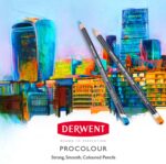Derwent Procolour värvipliiatsite komplekt, 24 tk - Pilt 5