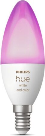 Philips Hue White and Color Ambiance nutikas pirn, E14, küünlapirn, 470 lm