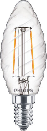 Philips Classic LED-küünal, E14, 2700 K, 250 lm, läbipaistev pind