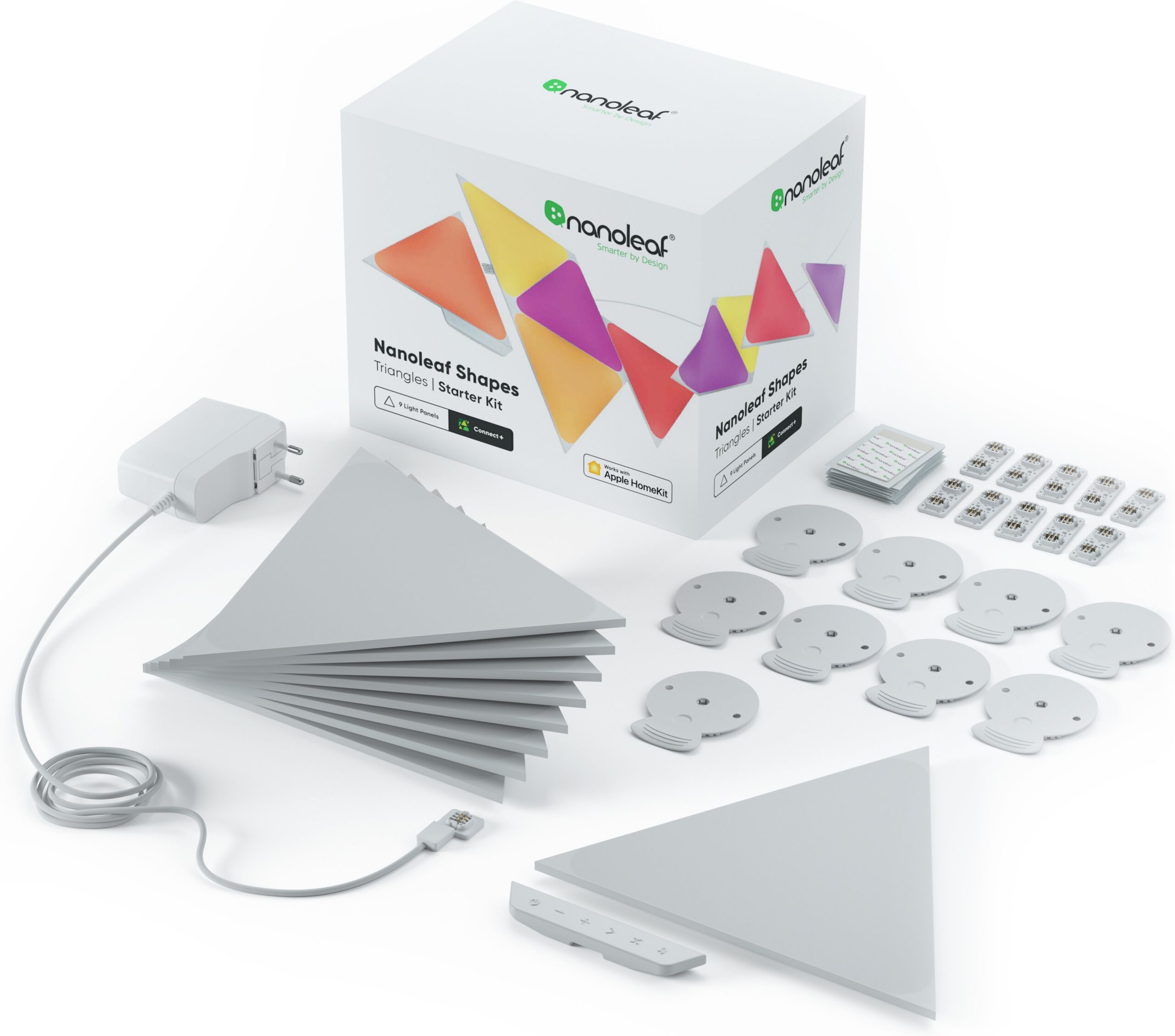 Nanoleaf Shapes Triangles stardikomplekt, 9 osa