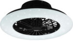Trio Stralsund LED-ventilaatorvalgusti 50 cm, 30 W, mattmust - Pilt 2