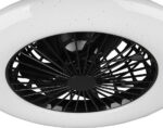 Trio Stralsund LED-ventilaatorvalgusti 50 cm, 30 W, mattmust - Pilt 4