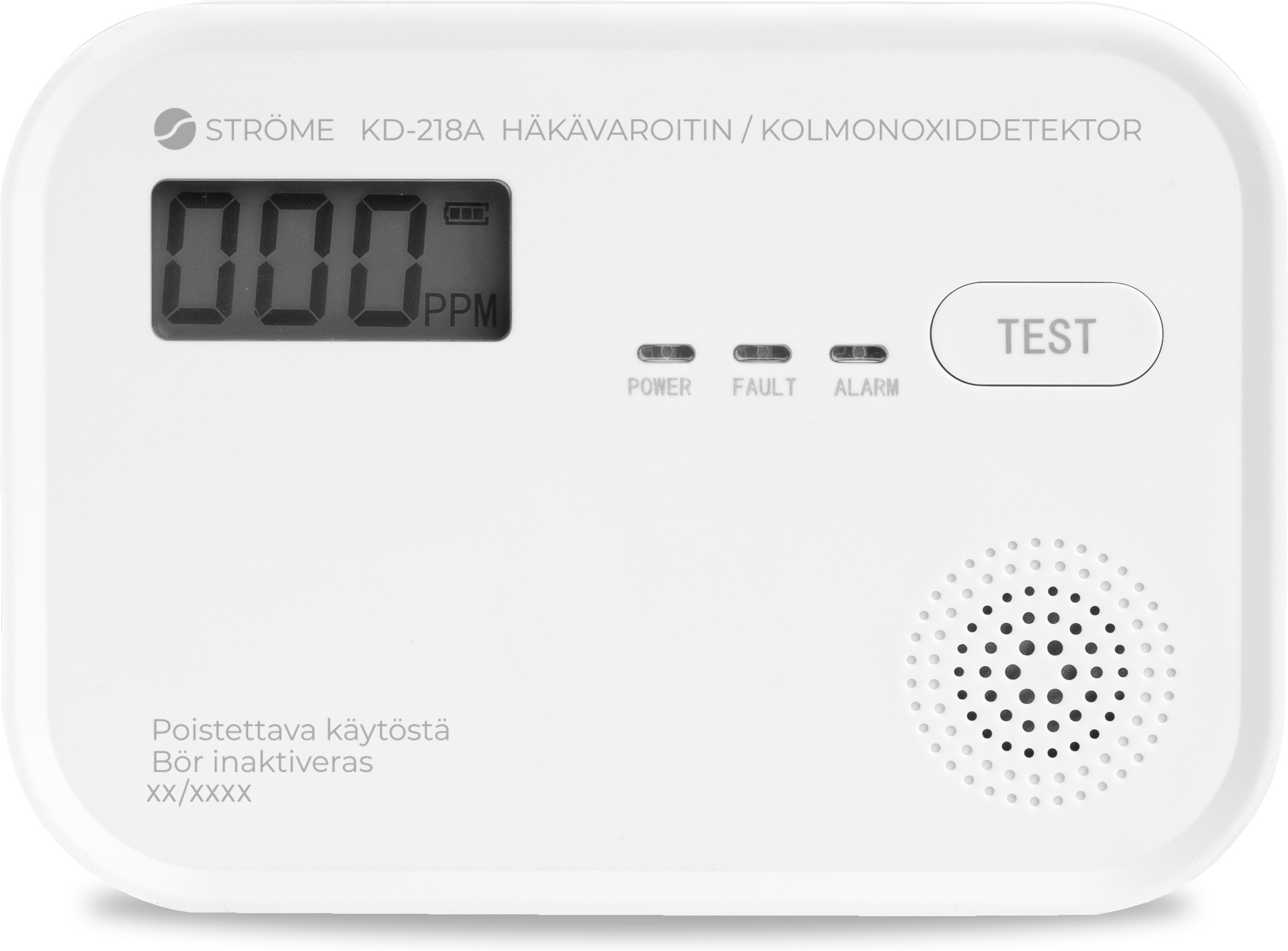 Ströme KD-218A vingugaasiandur digitaalse ekraaniga
