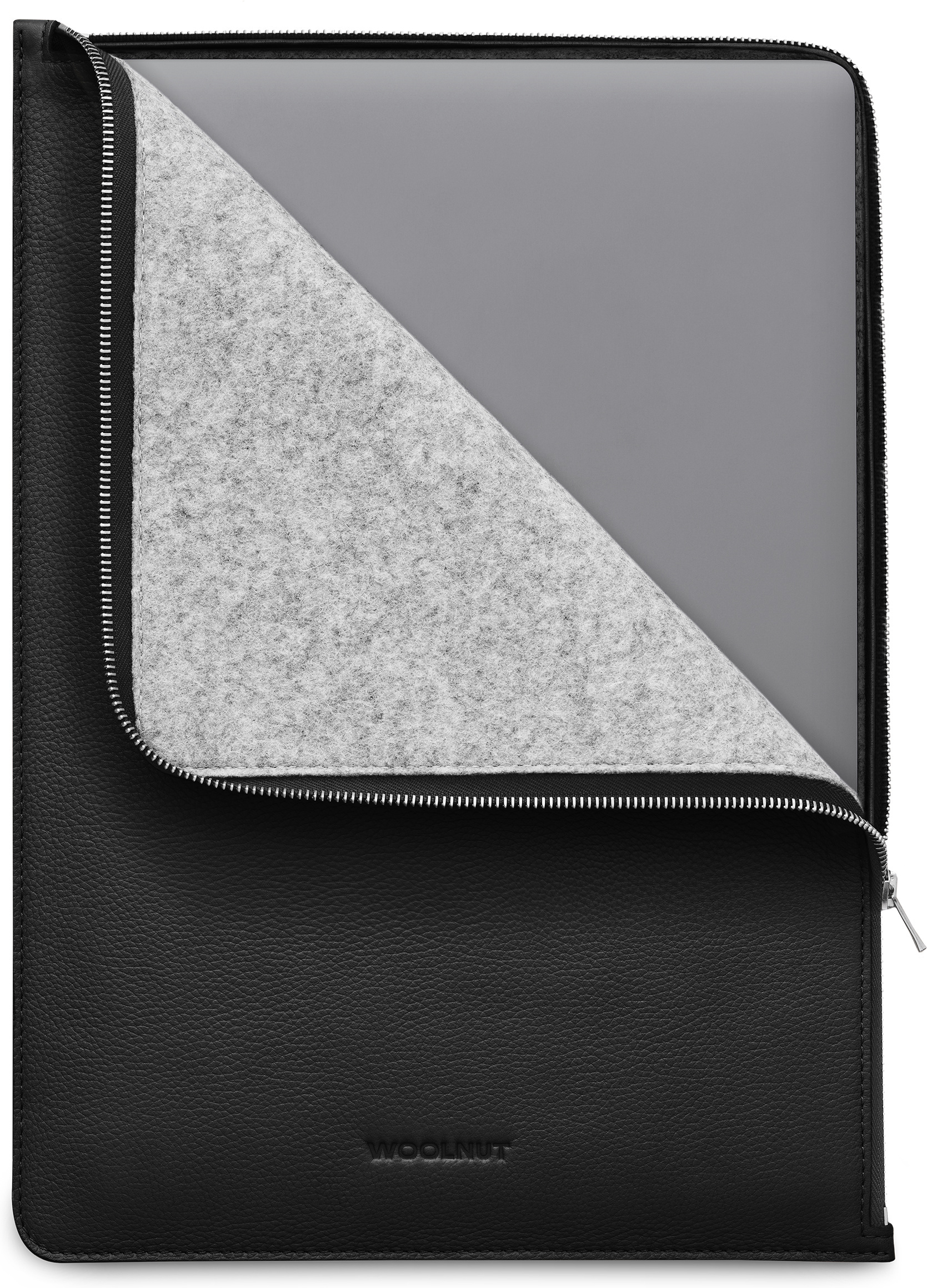 2_874309-1669x2319-1.jpg Woolnut nahast ümbris 16-tollisele MacBook Pro-le, must - Pilt 1