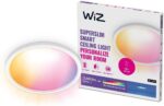 WiZ SuperSlim laevalgusti, ümmargune, valge, WiFi, 22 W, RGB 2200-6500 K, 2600 lm