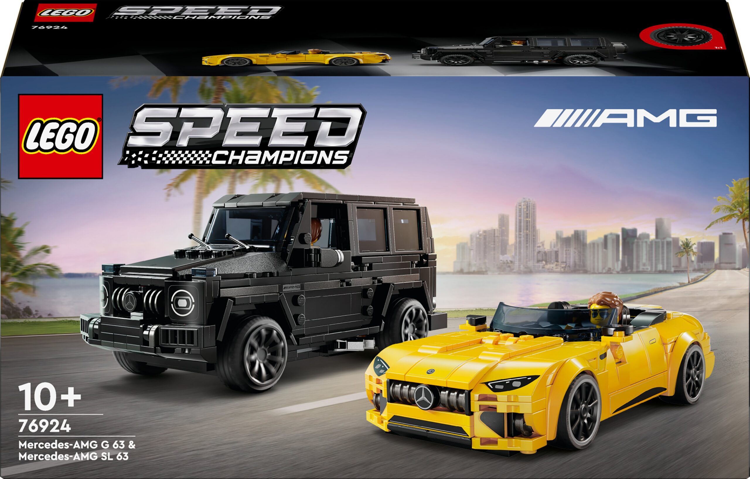 LEGO Speed ​​​​Champions 76924 - Mercedes-AMG G 63 ja Mercedes-AMG SL 63