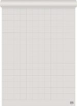 Nobo taaskasutatud pabertahvli paber 58 x 81 cm, tühi/ruudukujuline, 2 x 50 lehte, 70g/m² - Pilt 5