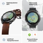 Polar Grit X2 Pro Titan spordikell, pruun nahkrihm - Pilt 3