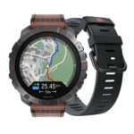 Polar Grit X2 Pro Titan spordikell, pruun nahkrihm