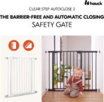 Hauck Clear Step Autoclose 2, turvavärav, 75 - 80 cm, valge - Pilt 2
