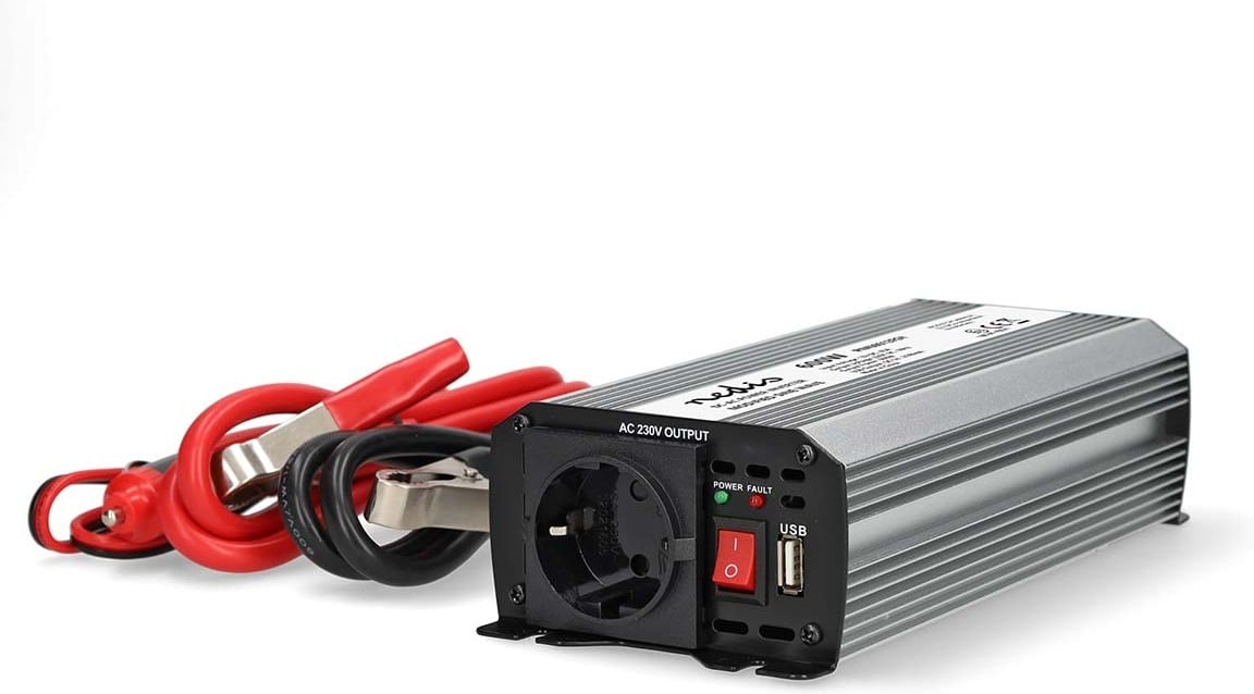 Nedis PIM60012FGY inverter, 12 V, 600 W, modifitseeritud siinuslaine