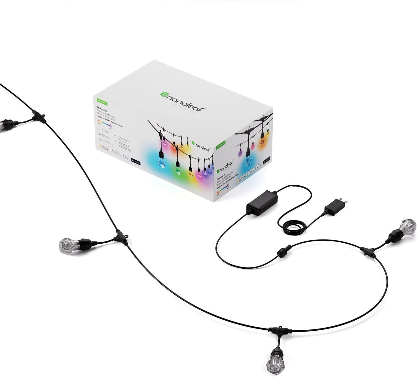 Nanoleaf Essentials Matter õuevalgustuse stardikomplekt 30 m
