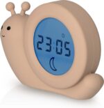 Alecto Baby Simon Snail - unerütmi õppiv äratuskell, taupe - Pilt 3