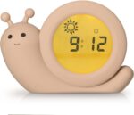 Alecto Baby Simon Snail - unerütmi õppiv äratuskell, taupe - Pilt 2