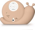 Alecto Baby Simon Snail - unerütmi õppiv äratuskell, taupe - Pilt 5
