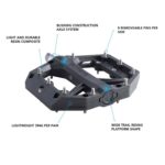 Shimano PD-GR400 lameda pedaaliga pedaalid, must - Pilt 2