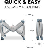 Hauck Sleep N Play Go Plus reisivoodi, Dusty Blue - Pilt 4