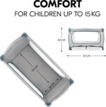 Hauck Sleep N Play Go Plus reisivoodi, Dusty Blue - Pilt 3