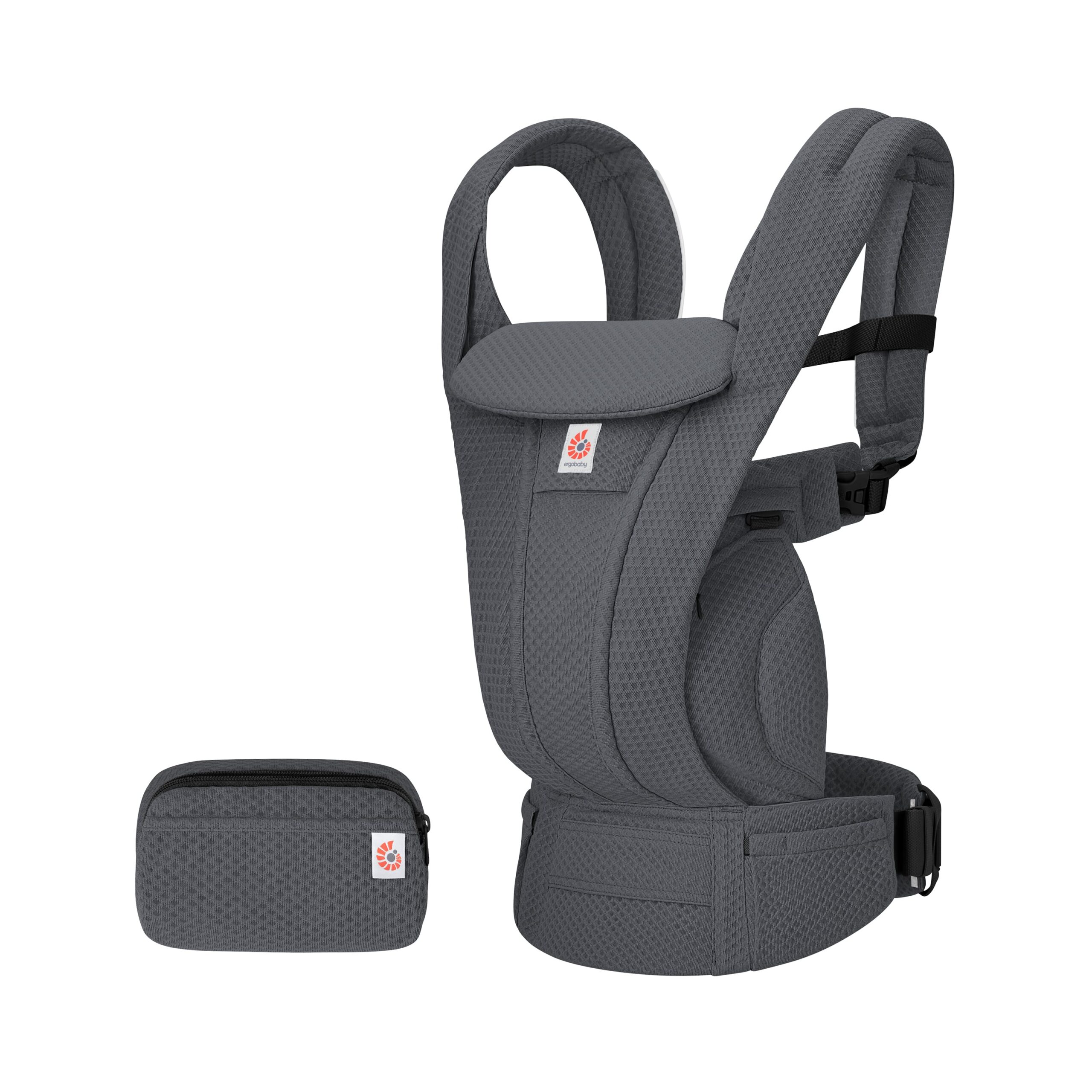 Ergobaby Omni Deluxe Mesh kandekott, grafiithall